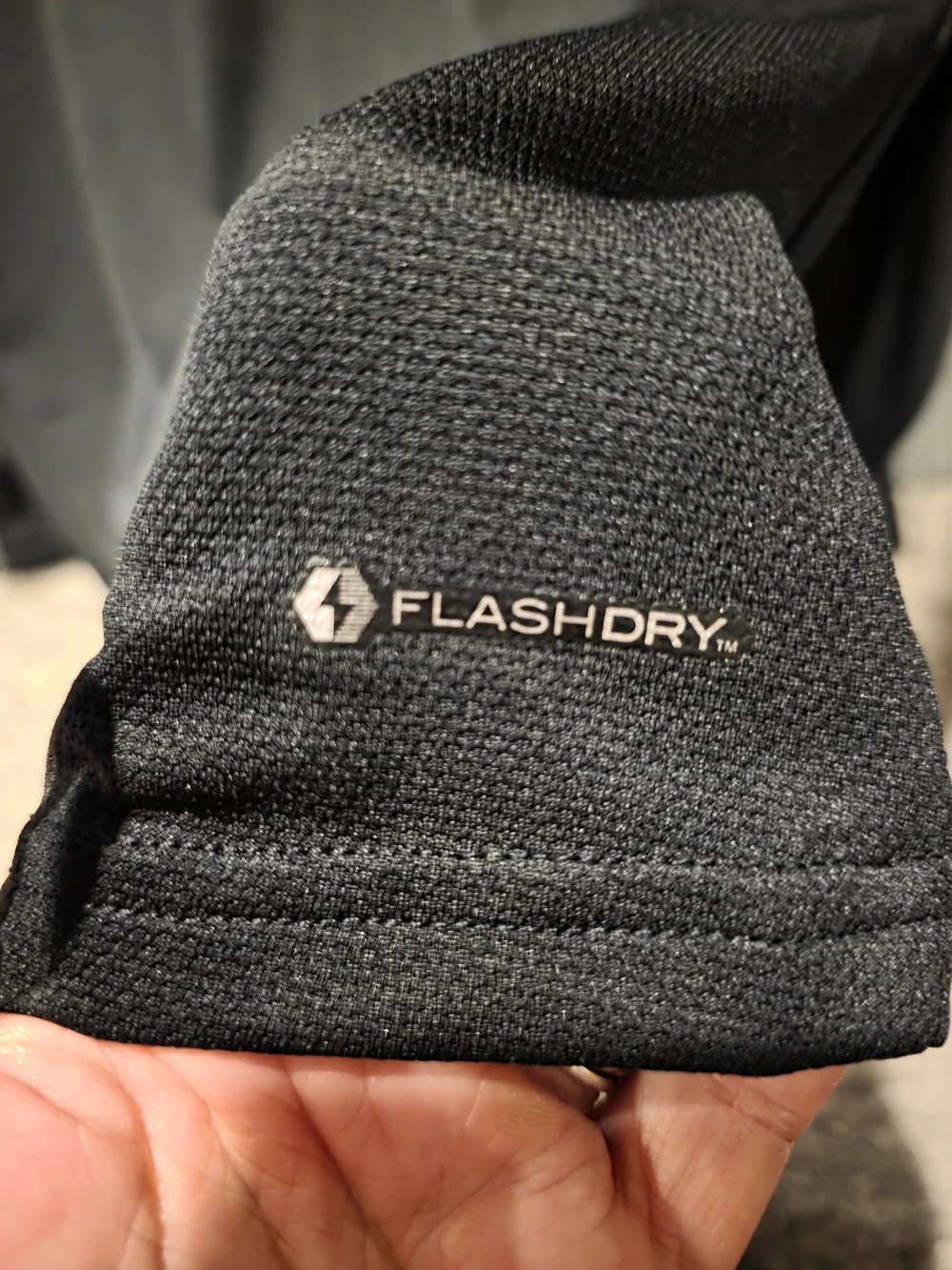 The North Face Black Quarter-Zip Performance Pullover FlashDry Size S